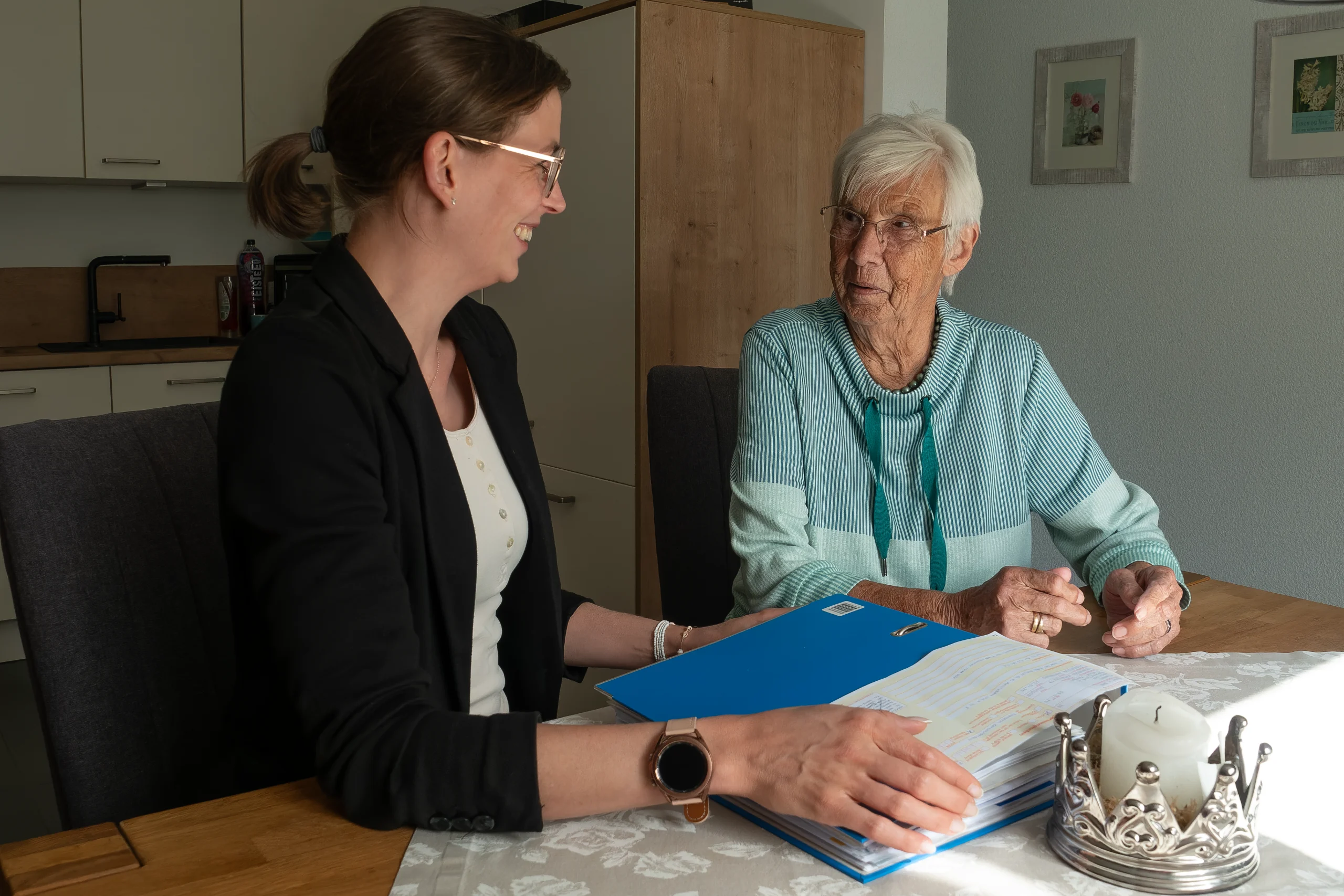 Pflegefachliche Beratung im häuslichen Umfeld zur Qualitätssicherung gemäß §37 SGB XI